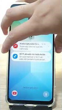 Como ligar ou desligar a lanterna rapidamente no Galaxy A13 - Paaso a Passo