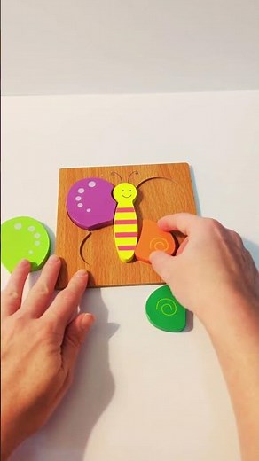 Butterfly Puzzle Time | Learn Shapes and Colors for Kids