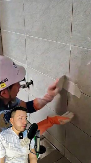 How to Apply and Smooth White Grout in Tile Joints