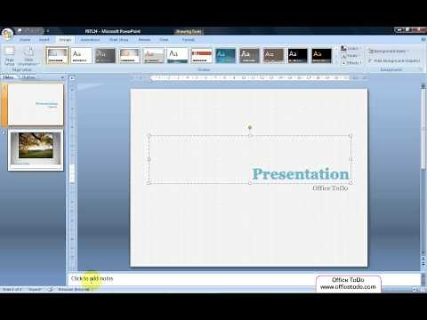 How to quickly change the language? | Powerpoint 2007