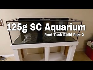 125g SC Aquarium Reef Tank Build Part 2!