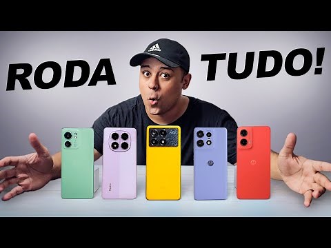 TOP 7 Celulares Gamer BOM e BARATOS que RODA TUDO em 2026!