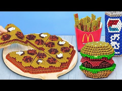 Best of MAGNET COOKING Compilation #2 | DIY Satisfying Magnet Balls - Stop Motion Cooking ASMR