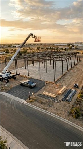 Tesla Showroom Built Timelapse ⚡🏗️ #shorts #architecture #timelapse #construction #tesla