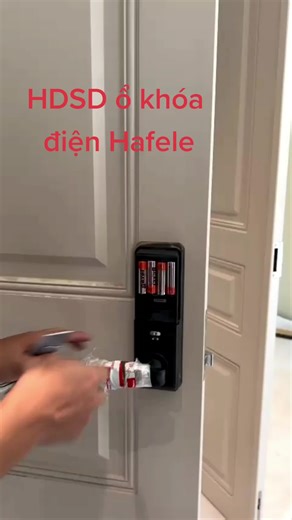 Đợt có đi gs coa ghi lại hdsd ổ khóa điên tử Hafele nay chia sẻ để mọi ng ai cân thì tham khảo. #learnontiktok #Master2022byTikTok #ninhthuan #xaydung #construction #xây_nhà #hafelevietnam