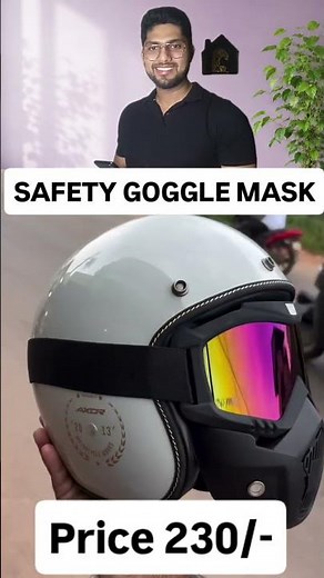 Bike Goggle Mask 😎 | Ride Safe in Dust, Sun & Wind 🏍️ Best Bike Riding Gear Under Budget