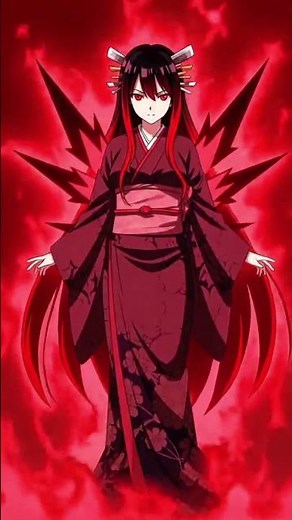Chibi Girl Grows Into Tall Beautiful Anime Girl – Red Eyes Glow 🤯