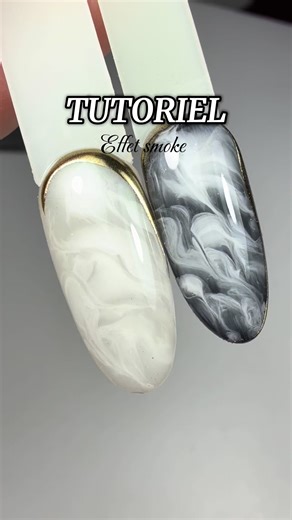 Petit tutoriel effet smoke 💨 Vous pouvez le réaliser sur n’importe quel fond ✨ #modeleongle #nailsart #ongleinspiration #tutorielongle #tutonailart
