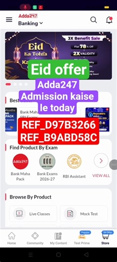 Adda247 Coupon Code | Adda247 Cashback Coupon Code | Adda247 Bank Mahapack Offer | Adda247 #Shorts