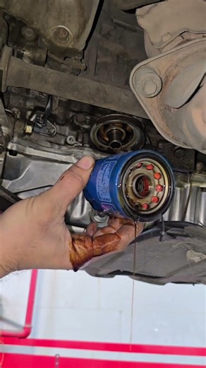 Engine oil draining process #automobile #carpart #mechanic