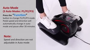 FUNMILY Under Desk Elliptical Machine Electric Seated Pedal Exerciser, Quiet & Compact Mini Elliptical Trainer with LCD Display Monitor and Remote Control, Home Office Leg Exerciser for Seniors,Adult