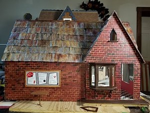 Dollhouse Brick Mortar and age painting Tutorial