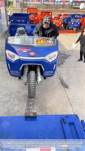 Forging a Bridge, Threading a Needle: The Physics of Loading a Tricycle