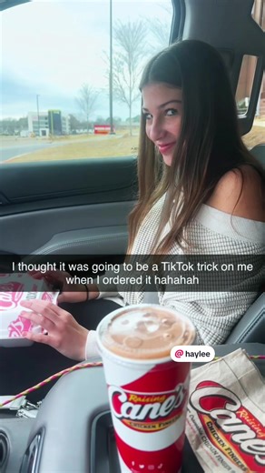 @haylee #raisingcanes #fmp #pranks I though she was trying to prank me when She asked me to order her a cup of canes sauce. Joke was on me because they sale it in a cup! 😂