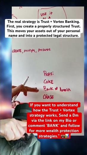 The TRUST + VORTEX BANK is the KEY to financial freedom #shorts #usa #foryoushorts