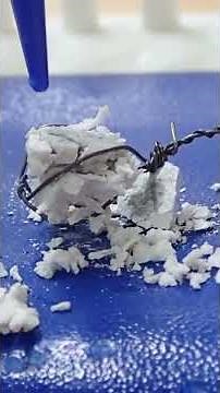 Calcium Oxide reacting with water