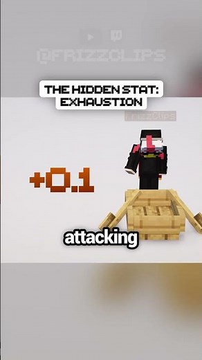 How to use Minecraft's hidden exhaustion stat