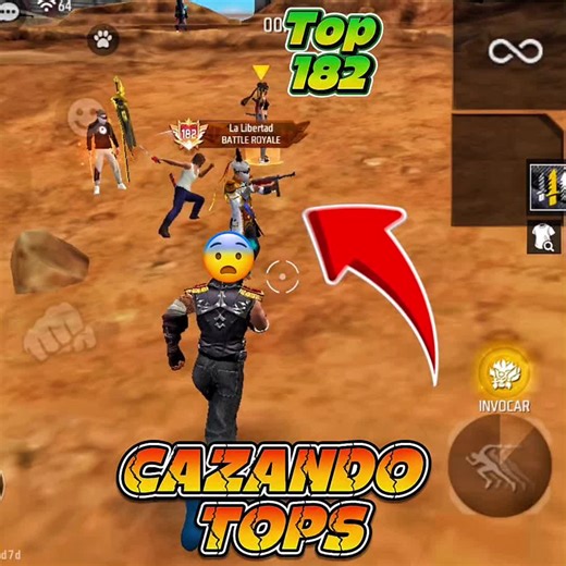 Cazando Tops en BR Clasificatoria en Free Fire