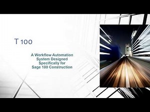 Invoice Routing and Approval Automation for Sage 100 Contractor with T100