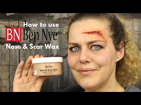 How to use Nose & Scar Wax by Ben Nye | Special Effects Makeup Tutorial | FX wax | Wound Wax
