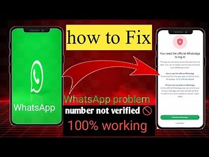 how to Fix WhatsApp problem solve ||my issue number not verified|| WhatsApp account number not login