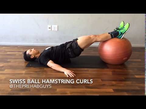 Hamstring Swiss Ball Curls