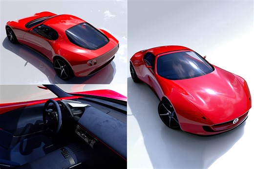 Mazda Iconic SP Concept Revealed, Powered by Two-Rotor Rotary EV System Making 365HP
