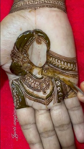 How to draw bride #mehndi #mehnditrick #mehndidesign #bridalmehndi #bridalhenna #henna #art