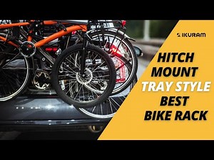 IKURAM H020BT Hitch Mount Tray Style Best Bike Rack Installation | Instructions | Review