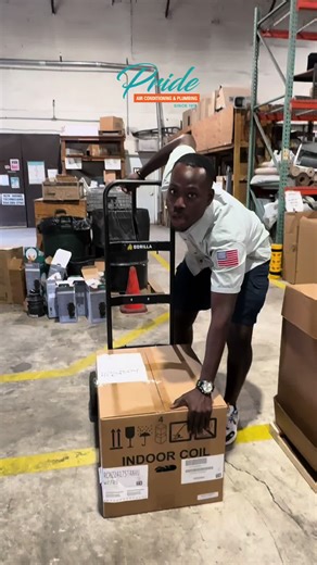 The Pride AC & Plumbing crew is always on the move. 🚛We’re fully stocked and ready to handle whatever your home throws at us. Is your AC ready for the Florida heat? Give us a call! 📞 ##hvac##southflorida##acrepair ##homeimprovement ##palmbeachcounty
