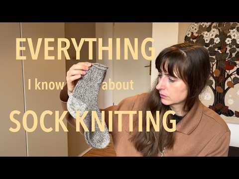 Everything I know about sock knitting (100 % wool + linen)