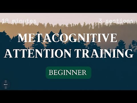 Beginner [1] - Attention Training Technique (ATT) for Metacognitive Therapy (MCT).