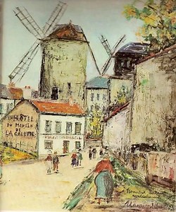 Maurice Utrillo (french painter), Post-Impressionist. | Style & pose