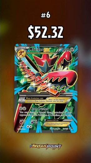 Top 10 XY Breakpoint Pokemon cards #shorts #pokemon