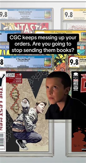 CGC has messed up my order/comics about a hundred times by now but gosh dang it do I love their cases and customer service. I feel like I shouldn’t keep giving them my business but here I am sending them more comics all the time. #comics #comicbooks #cgc #cgccomics #memecut