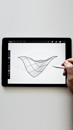 Art & Architecture on Instagram: "How to draw complex shapes in perspective - swipe through this step-by-step process which utilizes both bounding boxes, cross-sections, and contour lines to describe a complex surface.⁠ ⁠ Learn more about advanced perspective sketching techniques and how to put your ideas on paper in a beautiful way - download the new PDF Handbook - LINK IN PROFILE’S Bio. .⁠ .⁠ .⁠ .⁠ .⁠ #thearchitecturestudentblog #arch_more #perspective #dailydrawing #archi_students #sketch #il