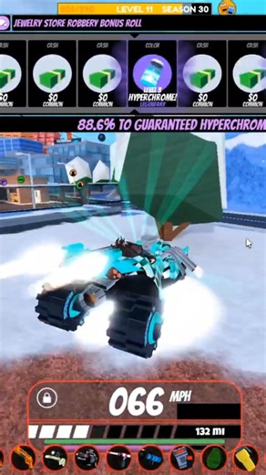 Getting HyperDiamond Level 3😝 #jailbreak #roblox #jailbreaknewupdate #jailbreakglitch