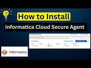 How to Install Informatica Cloud Secure Agent on Windows 11