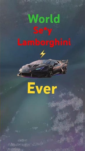 AMAZING Lamborghini Ever⚡️ #lamborghinni #car #shorts