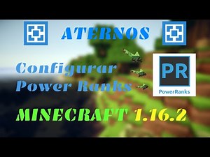 ATERNOS - CONFIGURAR POWER RANKS MINECRAFT 1.16.2