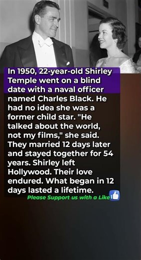 Why Shirley Temple Married the Man She Met on a Blind Date