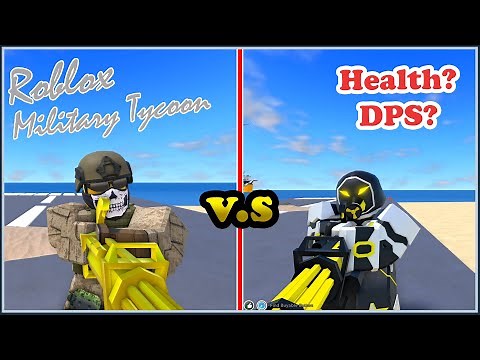 Elite Soldier vs Juggernaut Soldier, Who's Better? Military Tycoon Roblox