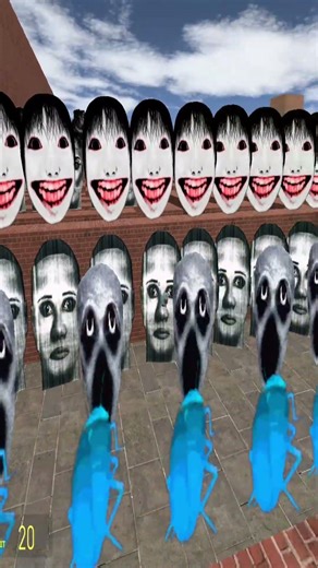 Nextbots Chaos Mode - PART-026 #shorts #nextbots #garrysmod