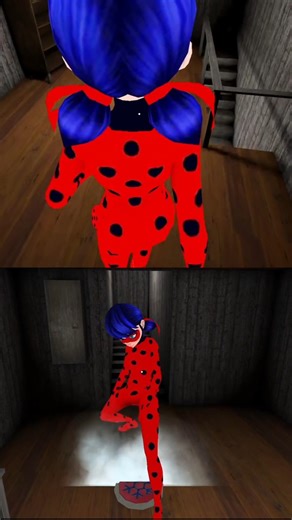 Play as Ladybug vs Freezing Trap🗿😈 #grannygame #bfggaming #shorts