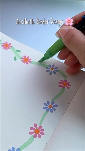 Aesthetic Front Page Ideas🌸✨#shorts #art #drawing #youtubeshorts