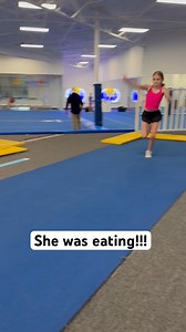 Hallie was EATING today tumbling!-000 #reelsvideo | Jeanine Latham