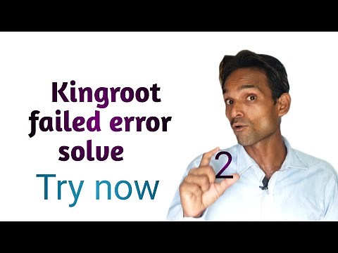 kingo root failed root how to fix kingroot failed fix kingroot root failed janseva live