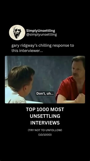 Gary Ridgway’s Chilling Confession ✨ #criminalpsychology