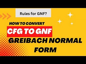 Greibach Normal Form(GNF)|Conversion of CFG into GNF with example |GNF Rules Learning Waves & Ways