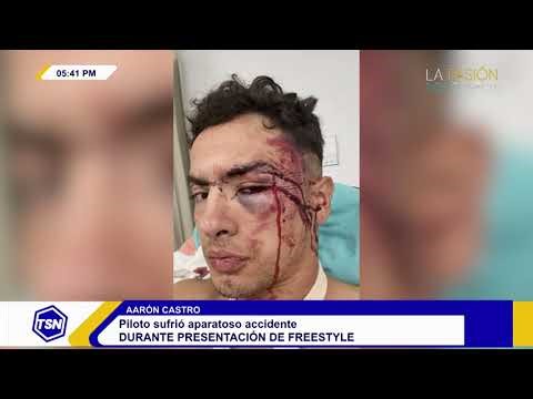 SPECTACULAR ACCIDENT INVOLVING COSTA RICAN PILOT